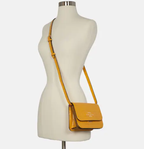 $89.25 (原价 $350) + 免邮Coach Outlet官网 Coach Mini Brynn 压纹斜挎包额外85折热卖  