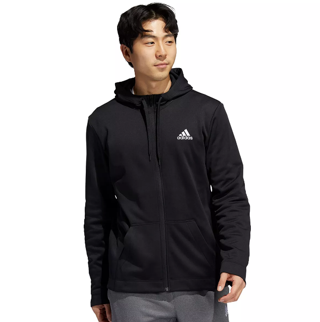 $39 (原价 $65)Kohl s官网 adidas Game & Go男士连帽拉链外套6折热卖 多色可选