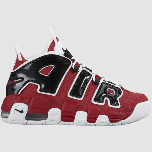 这款Nike Air 红黑公牛皮蓬的红黑白简直就是完美搭配