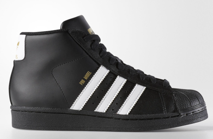 $26.24 (原价 $80) + 免邮eBay US官网 adidas Originals Pro Model 大童款运动鞋额外75折热卖 两色可选