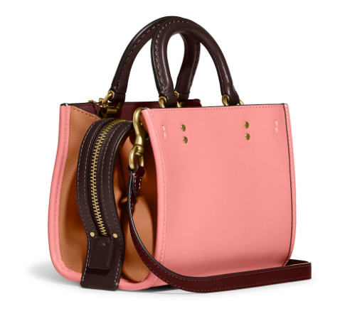 现价$245 (原价$350)Saks Fifth Avenue官网COACH蔻驰Rogue 17拼色手提包优惠！