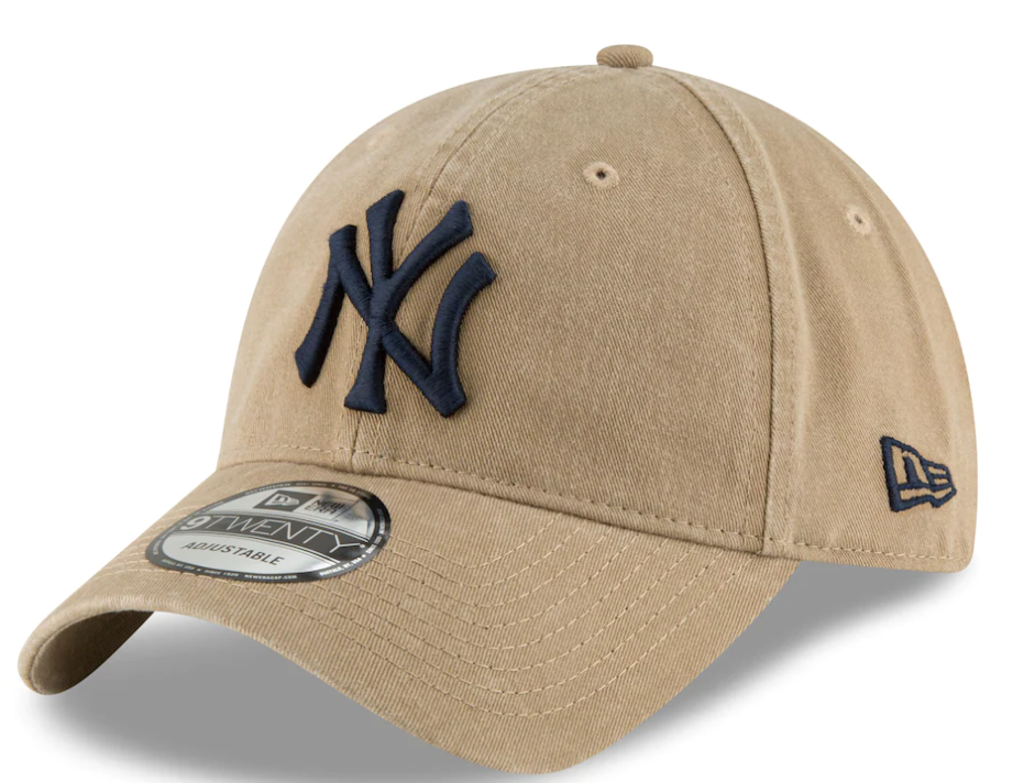 khaki hats new era