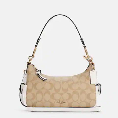 coach mini charlie backpack in pebble leather saddle f38263