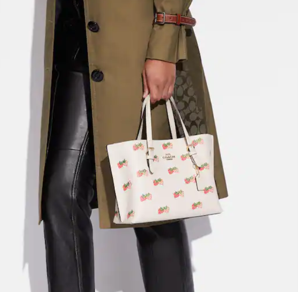 Coach Outlet官網 Coach Mollie 25 小草莓印花托特包37折熱賣 $159.20 (原價 $428) + 免運費Coach Outlet官網 Coach Mollie 25 小草莓印花托特包37折熱賣