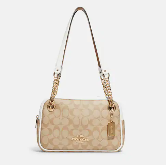 $151.20 (原價 $378) + 免運費Shop Premium Outlets官網 Coach Outlet Cammie 鏈條單肩包4折熱賣 