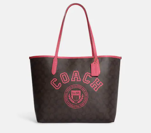 现价$126.65 (原价$428)COACH Outlet官网精选Coach City Tote蔻驰托特包优惠！