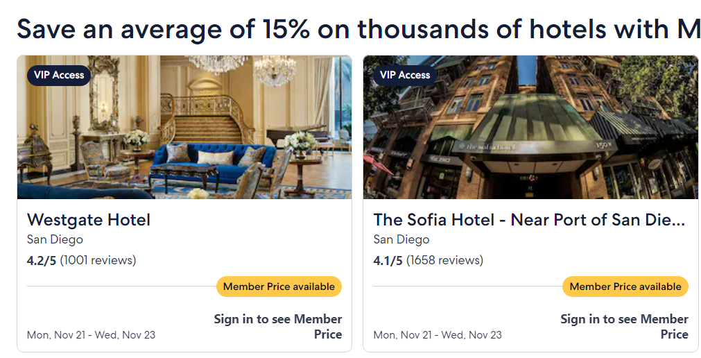 Save an average of 15% on thousands of hotels with Member Prices @Expedia