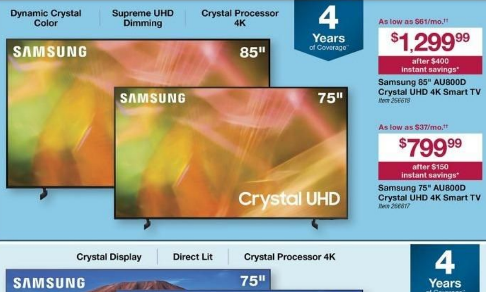 BJs - 黑五海报公布:2022黑五从11/15开始 75英寸4K电视仅$629,笔记本电脑低至$99.99BJs - 黑五海报公布:2022黑五从11/15开始