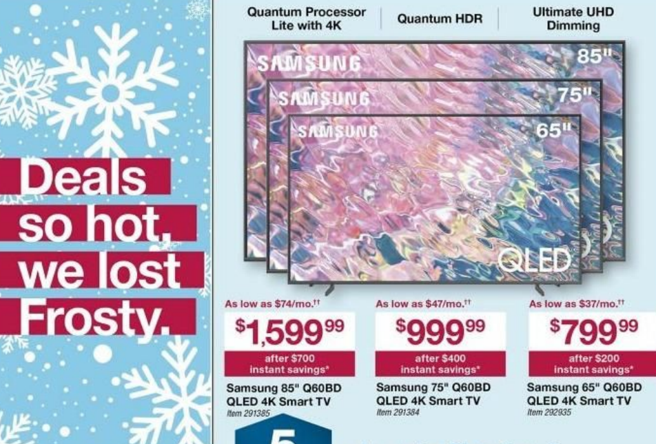 BJs - 黑五海报公布:2022黑五从11/15开始 75英寸4K电视仅$629,笔记本电脑低至$99.99BJs - 黑五海报公布:2022黑五从11/15开始