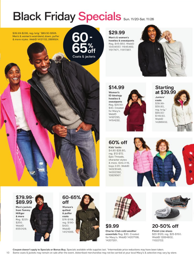 13件套锅具$29.99 枕头$6.99Macy s 2022黑五海报新鲜出炉 大促即将开始 11月7日第一波