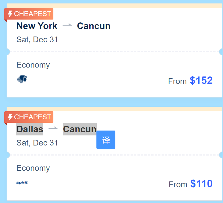 International Flight Offers from 73 Domestic Flight Offers