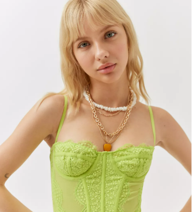 Out From Under Modern Love Corset @ Urban Outfitters $17.99 (Value