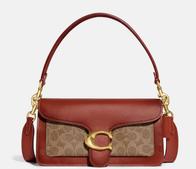 Coach's signature Tabby silhouette is dressed in coated canvas for AW22. Bearing the label's 'C' monogram Coach's signature Tabby silhouette is dressed in coated canvas for AW22. Bearing the label's 'C' monogram