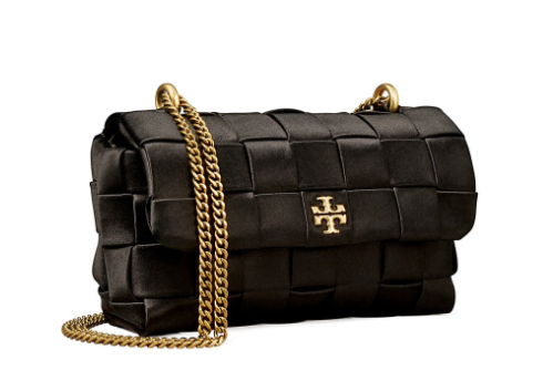 Tory Burch Kira Woven Satin Shoulder Bag Sale @ Saks Fifth Avenue For  $ (was $398) - Extrabux