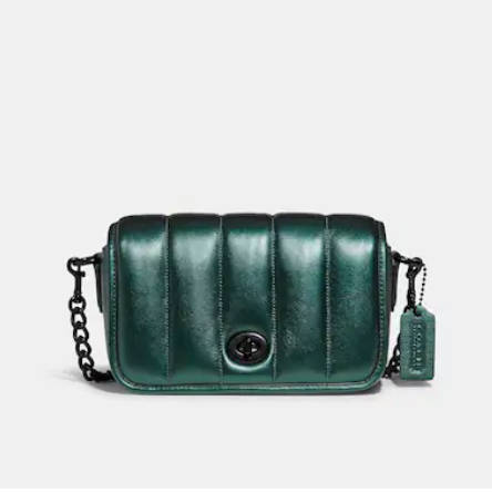 $135 (原價 $450) + 免運費Coach Outlet官網 Coach Dinky 18 斜挎包3折熱賣  