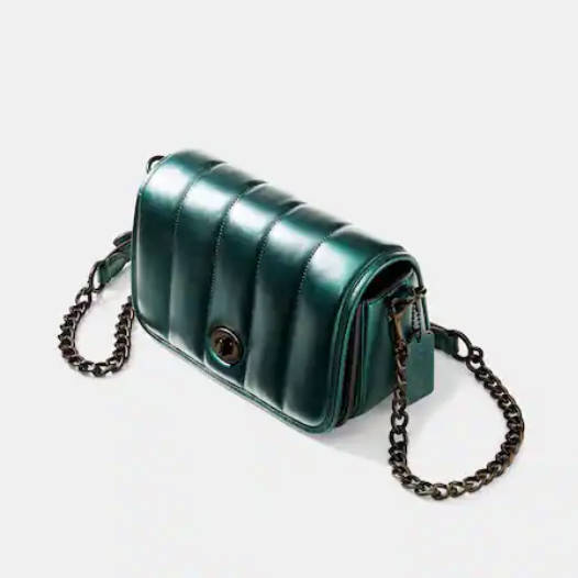 $135 (原價 $450) + 免運費Coach Outlet官網 Coach Dinky 18 斜挎包3折熱賣  