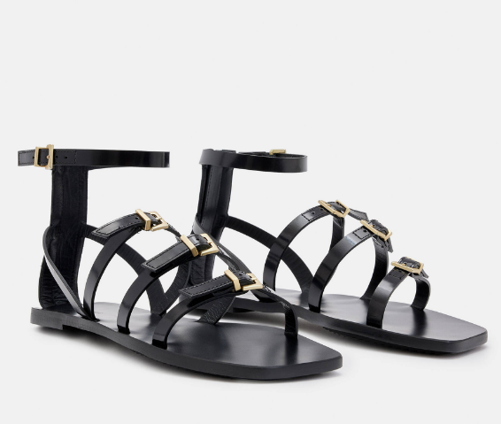 £84 (原价 £169) 包邮AllSaints UK官网 Lore女士凉鞋5折热卖