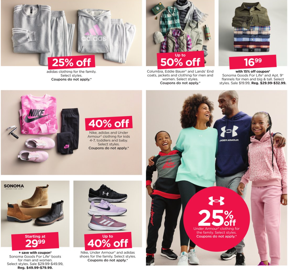 Kohl s 2023 第一波黑五海报出炉 11/3开抢 不粘锅20件套$67 4折起+每$50送$15 kohl s cashKohl s 2023 第一波黑五海报出炉 11/3开抢 不粘锅20件套$67