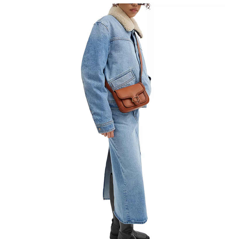 $297 (Was $495) + Free Shipping 40% Off COACH Tabby Messenger 19 Mini Braided Trim Leather Handbag @ Bloomingdale s	