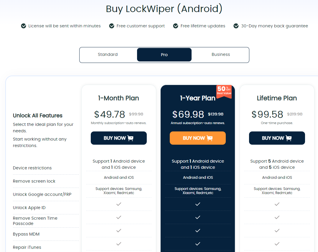 imyfone lockwiper 安卓版 imyfone lockwiper 安卓版