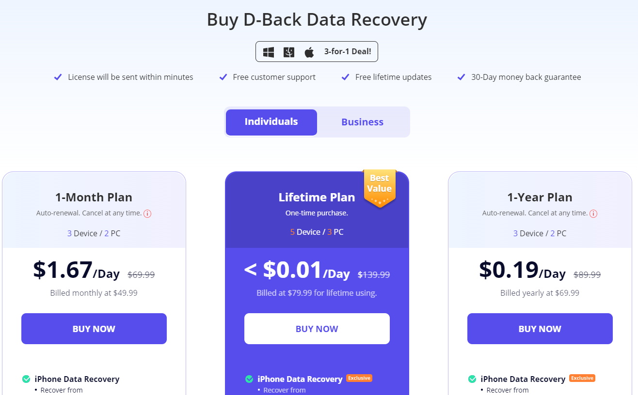 iMyFone D-Back Data Recovery的使用指南 iMyFone D-Back Data Recovery的使用指南