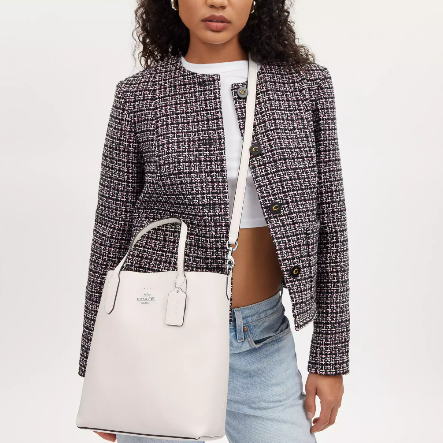 $140 (Value $350) + Free Shipping 60% Off Coach Small Thea Tote @ Coach Outlet