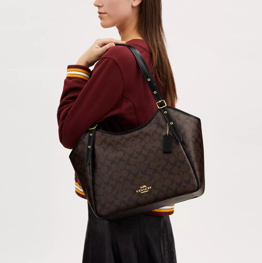 $149 (原价 $478) + 免邮Coach Outlet官网 Coach Meadow 老花单肩包3.1折热卖 多色可选