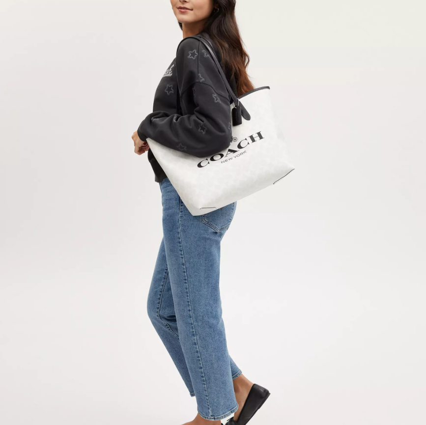 70% Off Coach City Tote In Signature Canvas @ Coach Outlet $119 (Value $398) + Free Shipping 70% Off Coach City Tote In Signature Canvas @ Coach Outlet