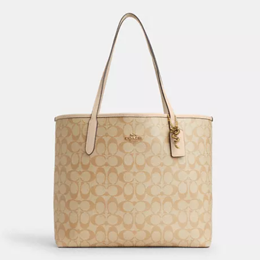 $159.20 (Value $398) + Free Shipping 60% Off Coach New Year City Tote With Dragon @ Coach Outlet