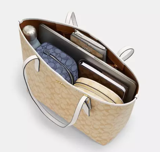 $159.20 (Value $398) + Free Shipping 60% Off Coach New Year City Tote With Dragon @ Coach Outlet