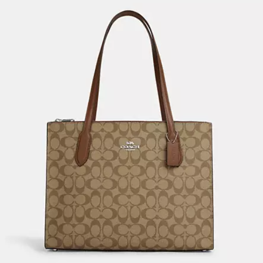 64% Off Coach Nina Tote In Signature Canvas @ Coach Outlet $179 (Value $498) + Free Shipping 64% Off Coach Nina Tote In Signature Canvas @ Coach Outlet