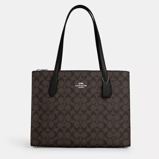 64% Off Coach Nina Tote In Signature Canvas @ Coach Outlet $179 (Value $498) + Free Shipping 64% Off Coach Nina Tote In Signature Canvas @ Coach Outlet