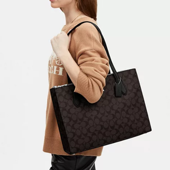 64% Off Coach Nina Tote In Signature Canvas @ Coach Outlet $179 (Value $498) + Free Shipping 64% Off Coach Nina Tote In Signature Canvas @ Coach Outlet