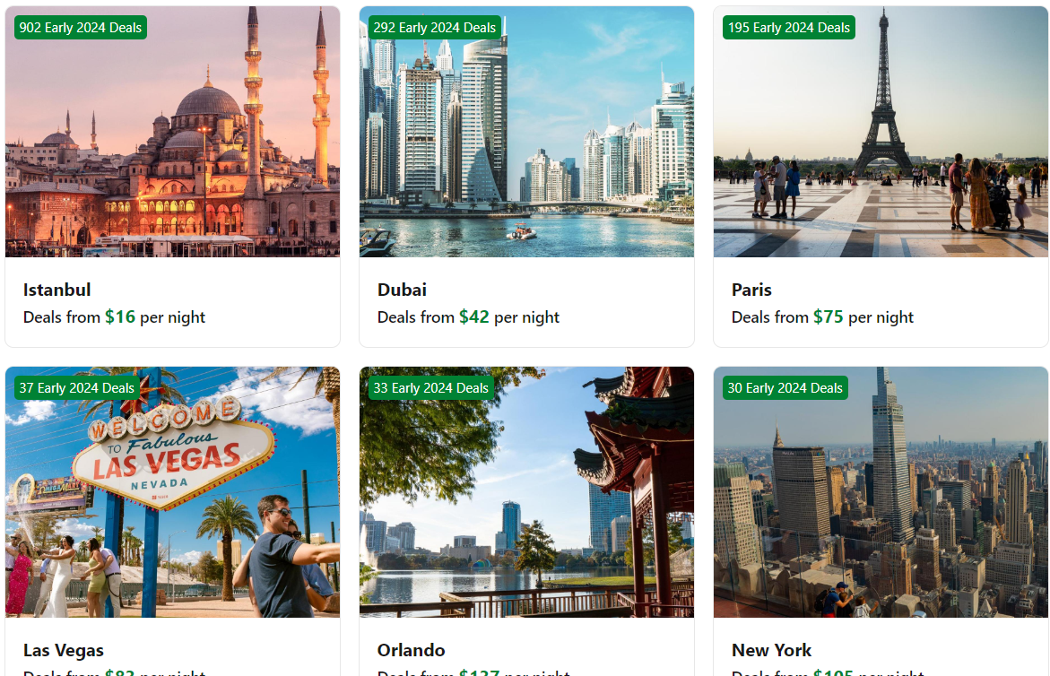 Booking.com - 2025年春夏季旅行，全球酒店大促：低至8.5折