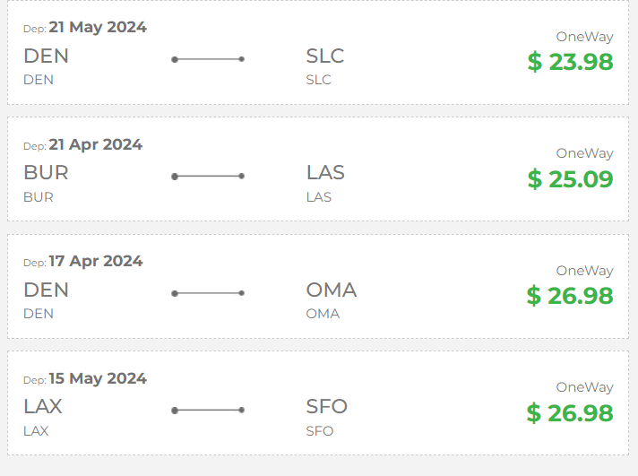 Cheapflightsfares - 覆盖美国多个航班,机票低至$99 Cheapflightsfares - 覆盖美国多个航班,机票低至$99