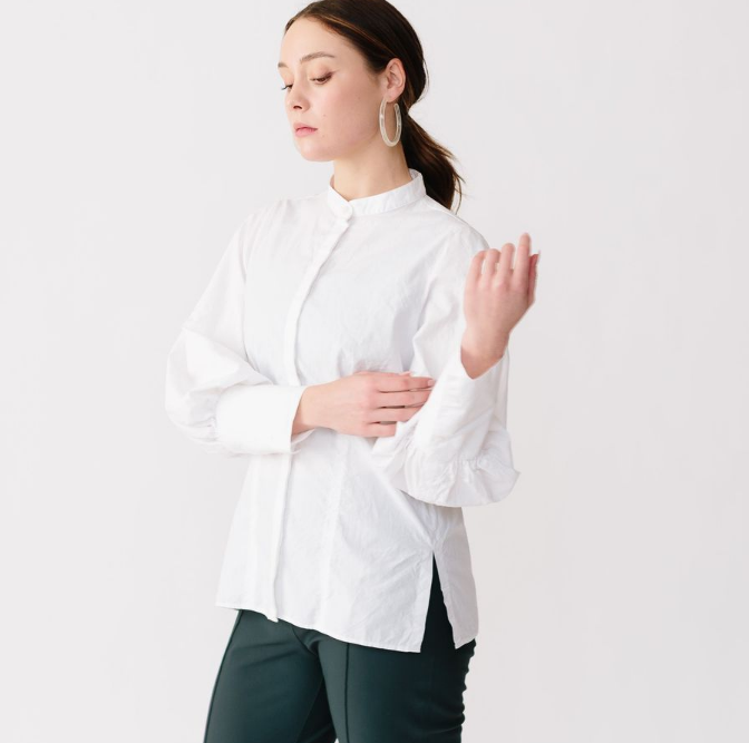 售價$148Epoque Evolution官網 The Edit圓領白襯衣上新熱賣