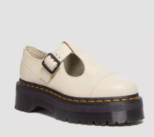 £80 (原价 £159) 包邮Dr. Martens UK官网 Bethan Pisa厚底玛丽珍皮鞋5折热卖