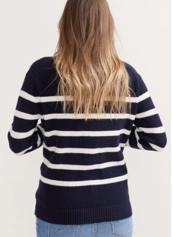 The perfect "I just threw this on" layering piece. Lightweight while still warm