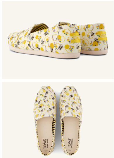 £35 (原价£50)TOMS UK官网 Alpargata印花一脚蹬7折热卖