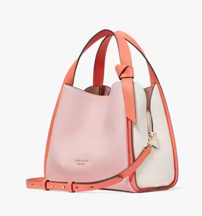 £185 (原价 £375)Kate Spade UK官网 Knott拼色托特包5折热卖