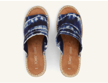 $49.99 (原價 $79.95)TOMS官網 Monica坡跟涼鞋6.3折熱賣
