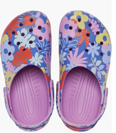$22.49 (Was $44.99) + Free Shipping 50% Off CROCS Kids  Classic Floral Print Clog @ Nordstrom