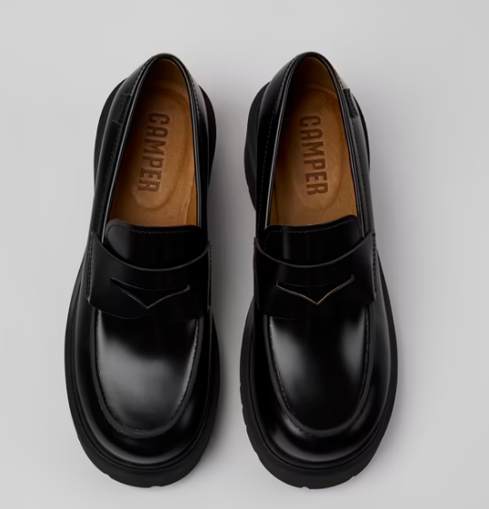 Free ShippingCamper AU - Milah Black leather loafers for women for AU$290