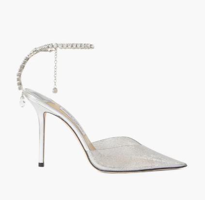 THE OUTNET US官网 Jimmy Choo Saeda 100水晶高跟鞋5.5折热卖 $633 (原价 $1150) + 包邮THE OUTNET US官网 Jimmy Choo Saeda 100水晶高跟鞋5.5折热卖