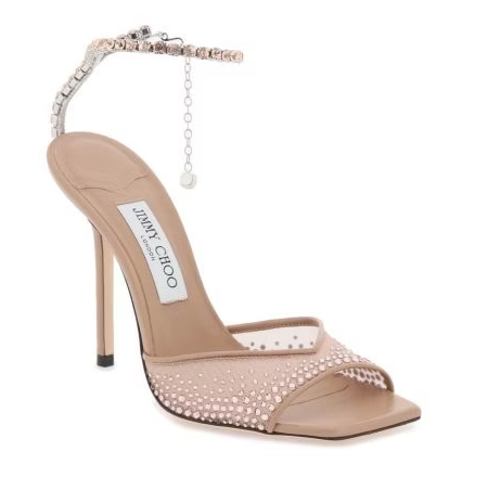 A$1117.35 (原价 A$1713)Residenza 725 AU官网 Jimmy Choo Saeda 100 高跟凉鞋6.5折热卖