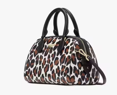 $102 (原价 $349) + 包邮Kate Spade Outlet官网 Madison波点豹纹斜挎包2.9折热卖