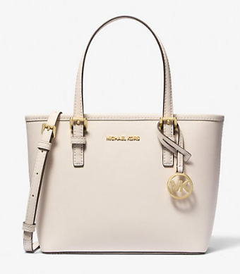 Michael Kors Jet Set Travel 超小號 Saffiano 皮革頂部拉鏈手提包斜挎包 $53.35 (原價$448)Michael Kors Jet Set Travel 超小號 Saffiano 皮革頂部拉鏈手提包斜挎包