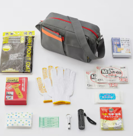 【防災セット】車載用防災セット＜1人用・12点＞