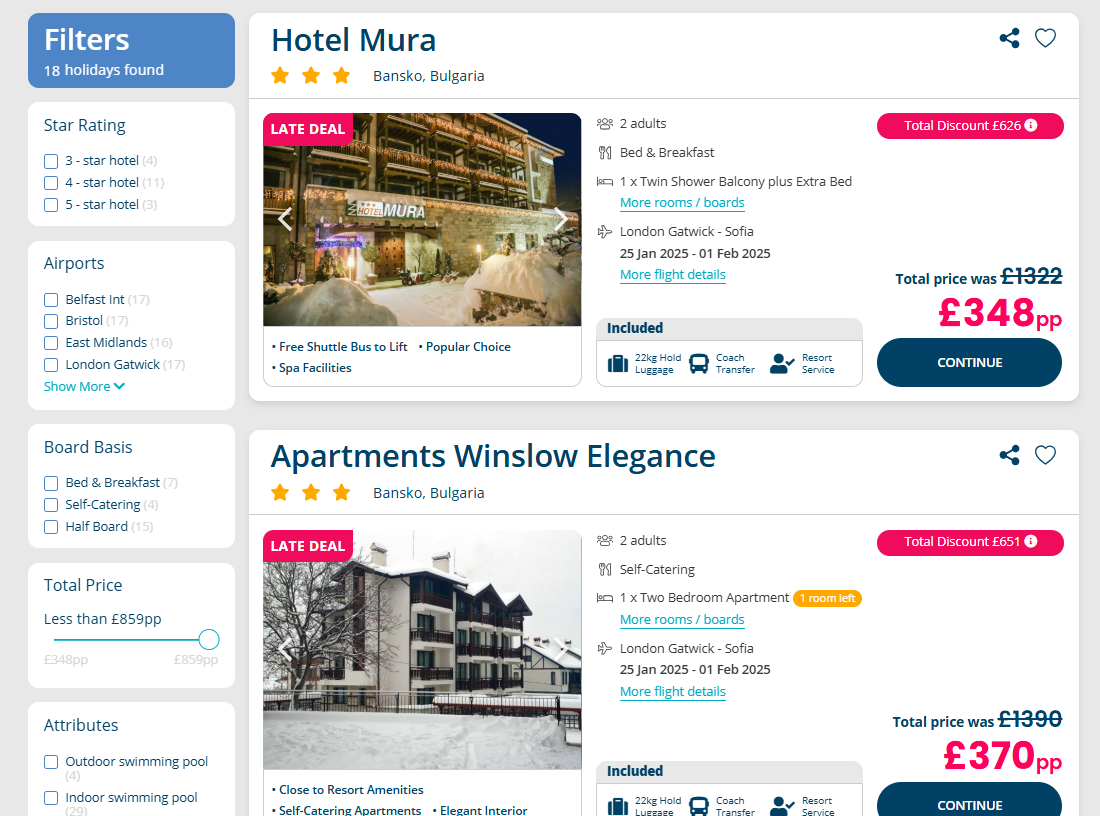 Bansko 班斯科公寓低至£299pp - Bulgaria 保加利亚最大、最具活力的滑雪胜地