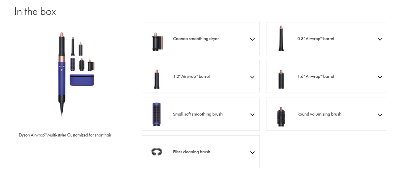 Dyson戴森官网Airwrap多功能美发造型器卷发棒长春花蓝及玫瑰金色短发版立减$100 $499.99(原价$599.99)Dyson戴森官网Airwrap多功能美发造型器卷发棒长春花蓝及玫瑰金色短发版立减$100